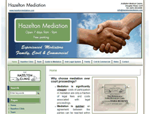 Tablet Screenshot of hazeltonmediation.com